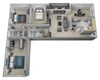 3 bedroom 2 bathroom with den 3D floorplan at Painters Mill Apartments
